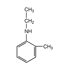 N-乙基鄰甲苯胺結構式