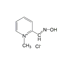 2-吡啶醛肟甲氯結構式