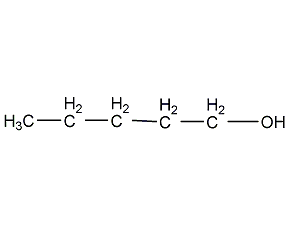1-戊醇結構式