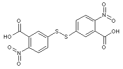 5,5'-二硫代-雙(硝基苯甲酸)結構式
