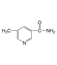 5-甲基煙酰氨結構式