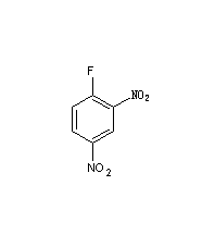 2,4-二硝基-1-氟苯結構式