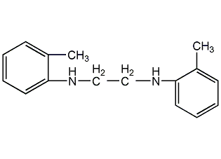 N,N'-二(鄰甲苯基)乙二胺結構式