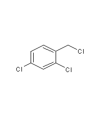 2,4-二氯芐基氯結構式
